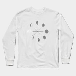 Moon Phases Long Sleeve T-Shirt